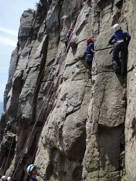 Rock climbing in Taiwan