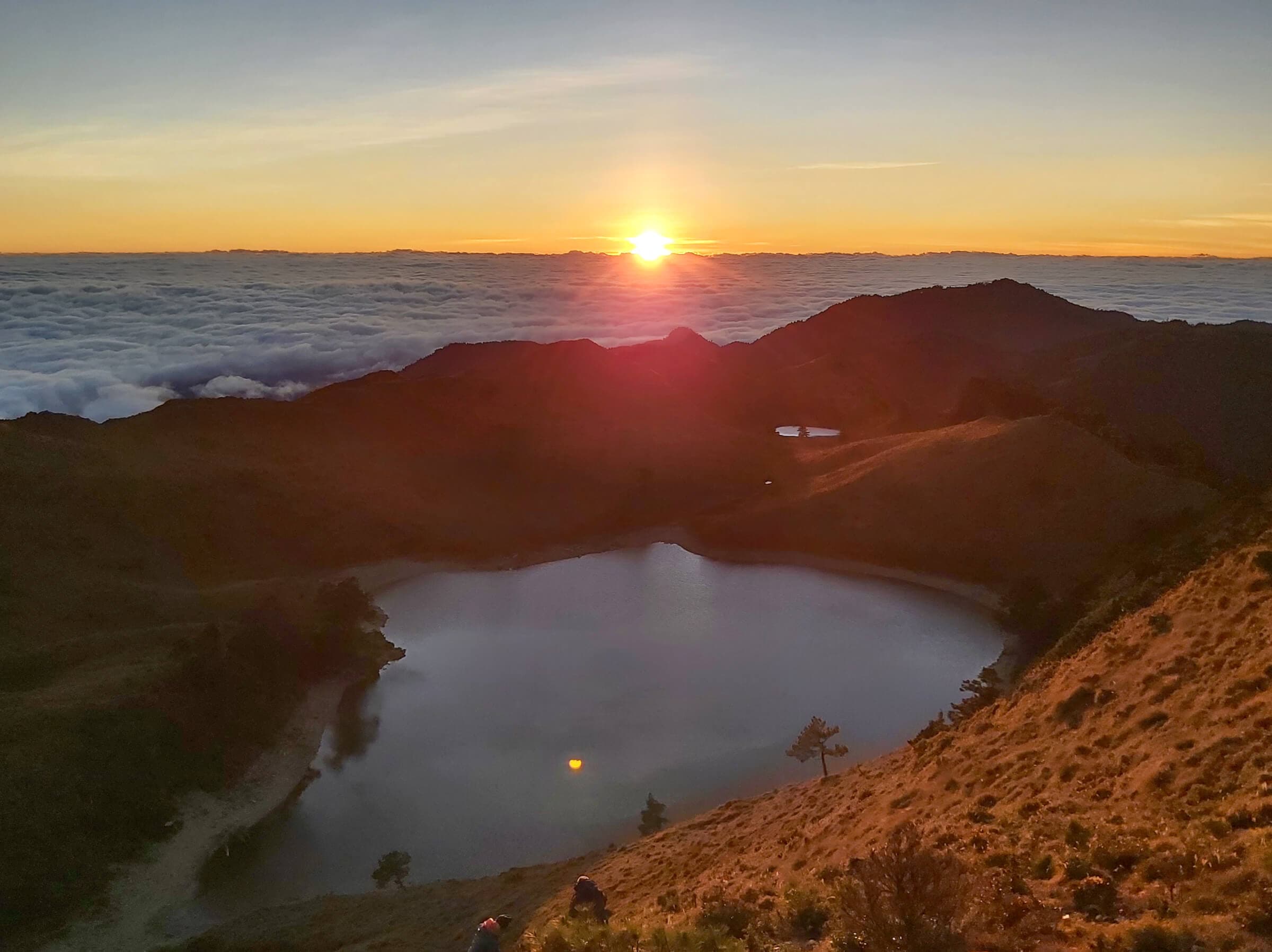 Mt. Liushun and Qicai Lake