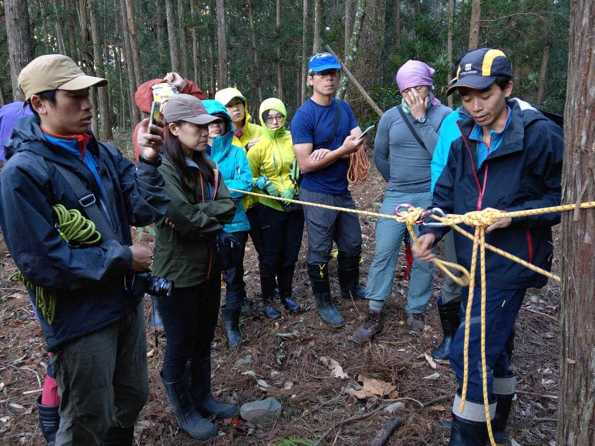 Hiking guide training